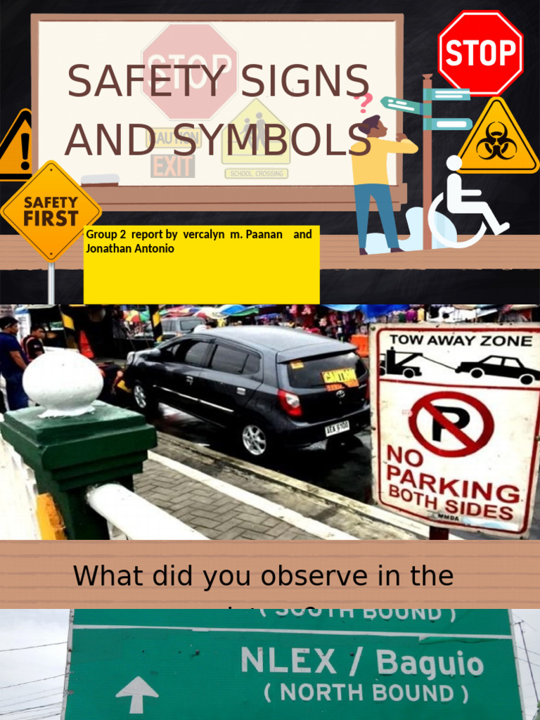 3. 2(Safety Signs) | PDF | Semiotics | Symbols