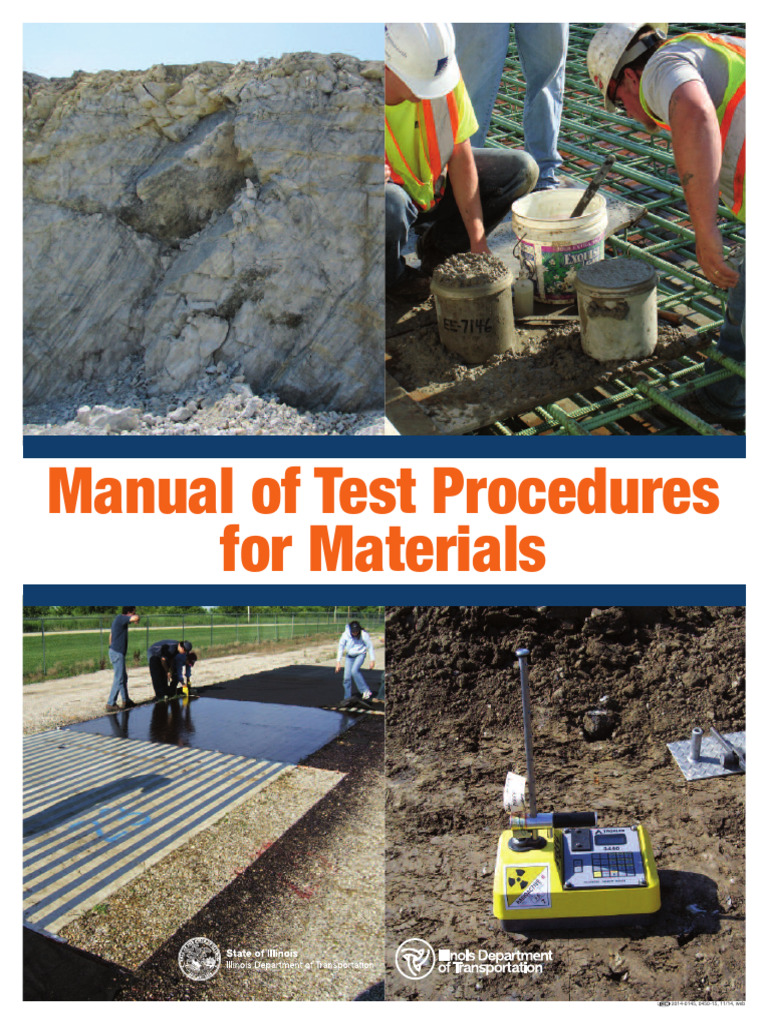 Illinois Materials Test Procedures Manual | PDF | Concrete ...