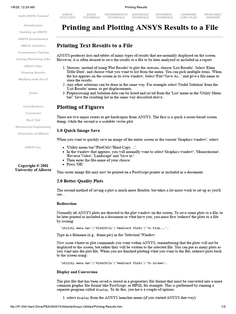 Printing Results | PDF | Computer File | Printer (Computing)