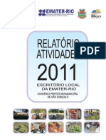 Relatorio Atividades 2011-Emater Rio São Gonçalo