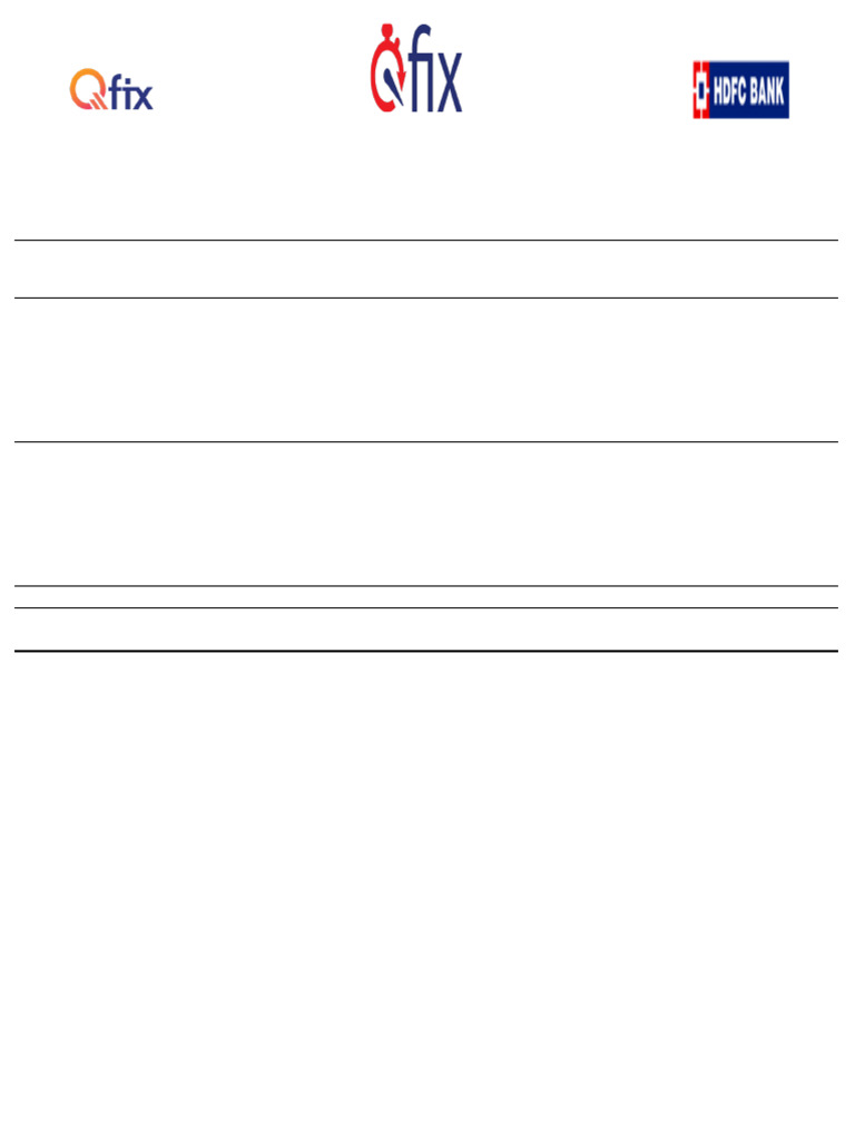 Qfix Payment Consolidated Fee Receipt | PDF