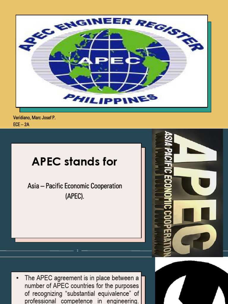 APEC Engineer Agreement Overview | PDF | Asia Pacific Economic Cooperation