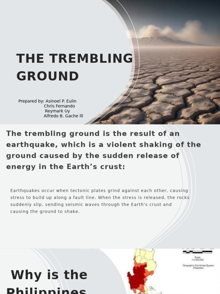 THE TREMBLING GROUND | PDF | Earthquakes | Moment Magnitude Scale