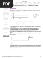 ANSYS Transient Analysis Load Steps Guide | PDF | Computers
