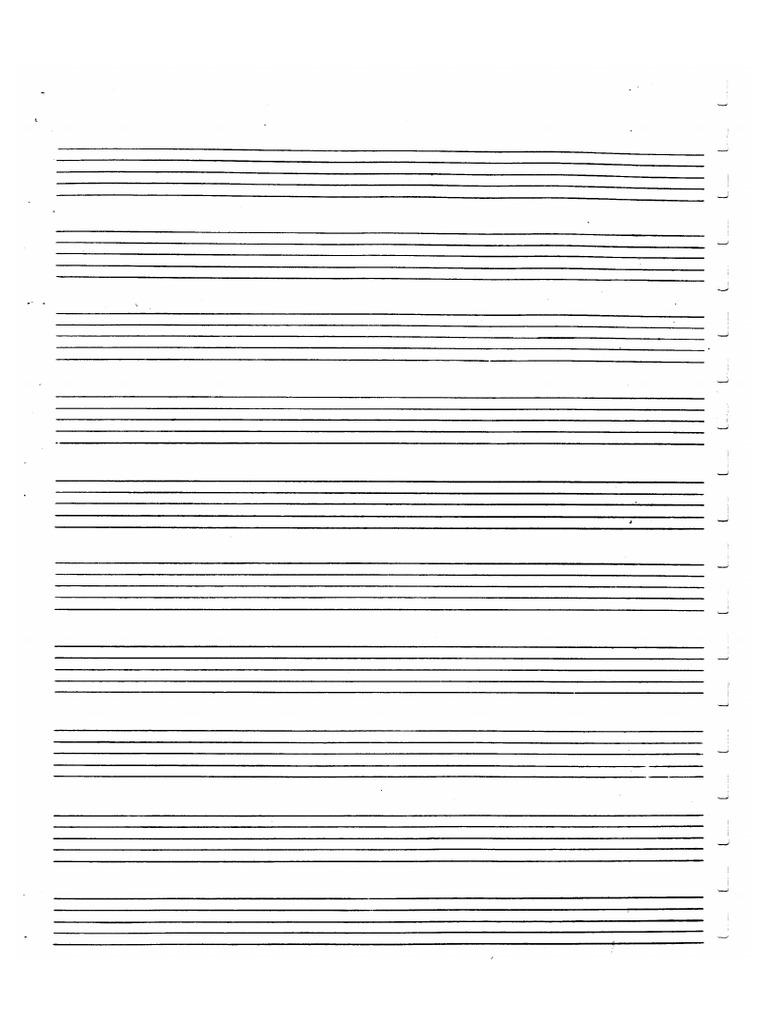 Blank Music sheet | PDF