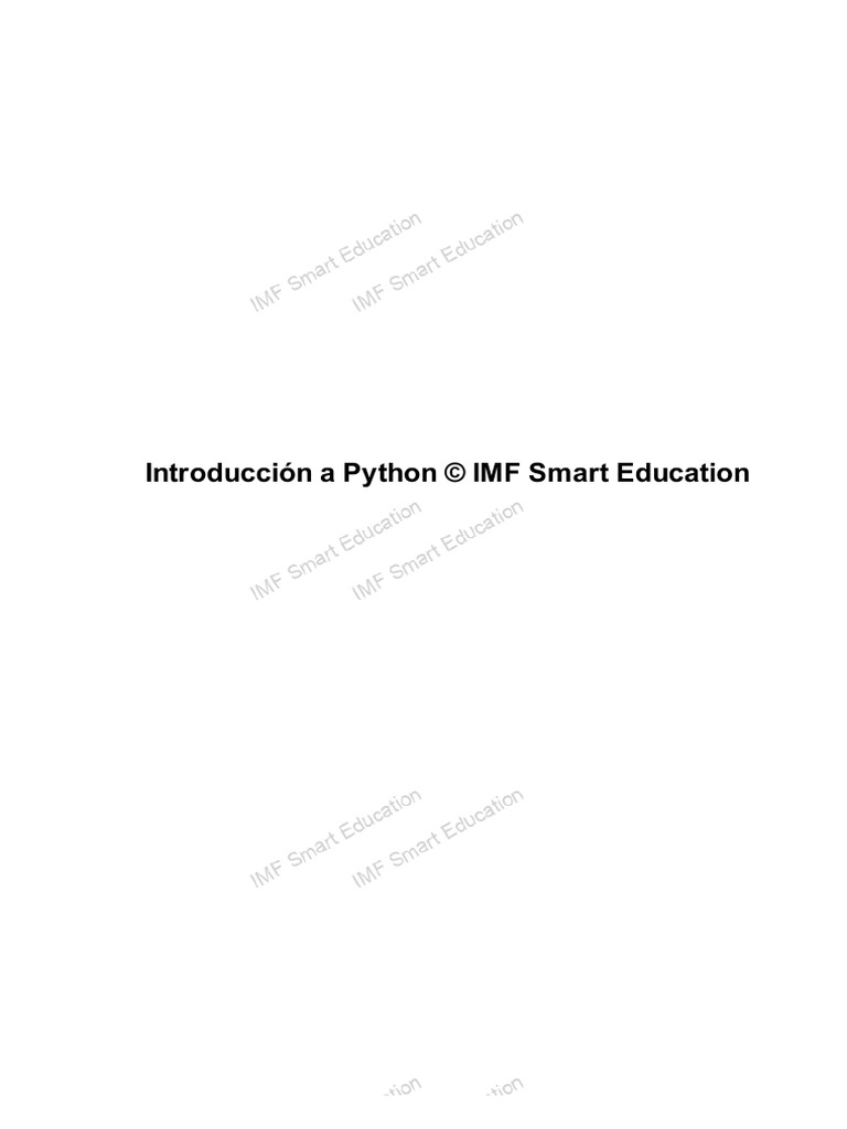 UD2 Intro Phyton | PDF | Python (lenguaje de programación) | Lenguaje ...