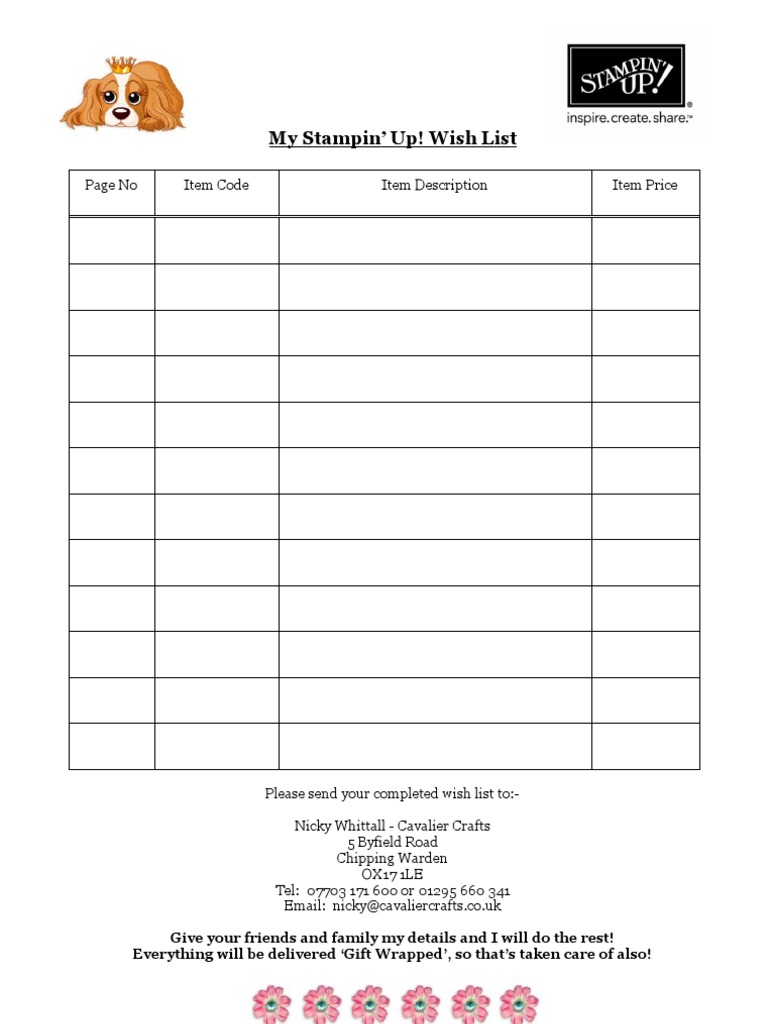 SU Wish List | PDF | Cooking, Food & Wine