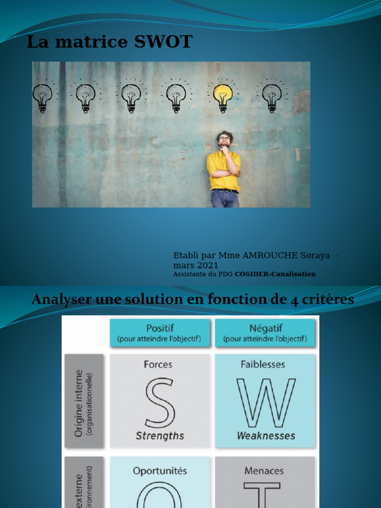 Guide Complet sur l'Analyse SWOT | PDF | Analyse SWOT | Business