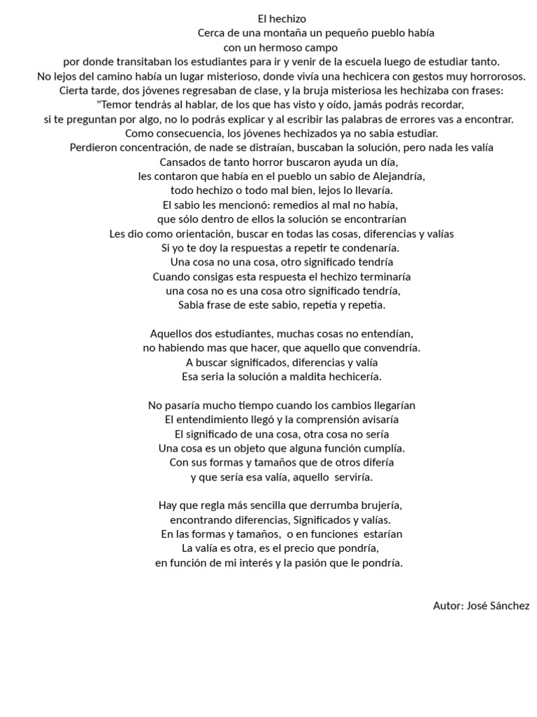 Narrativa El Embrijo | PDF