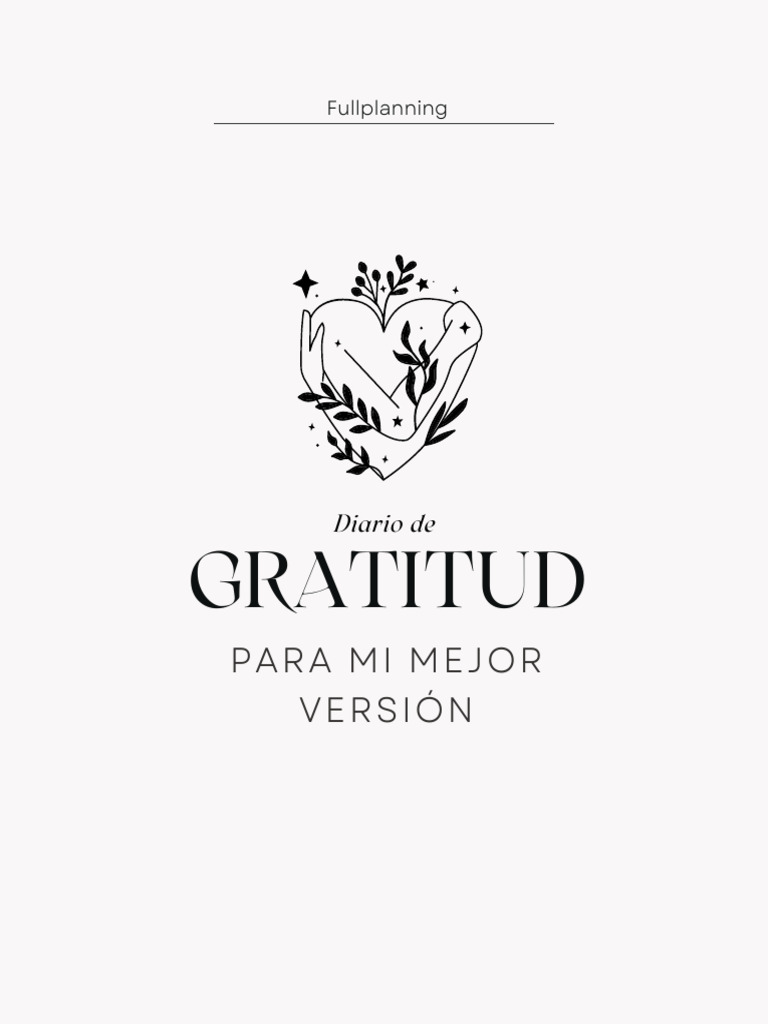 Diario de Gratitud y Manifestación | PDF | Amor | Gratitud