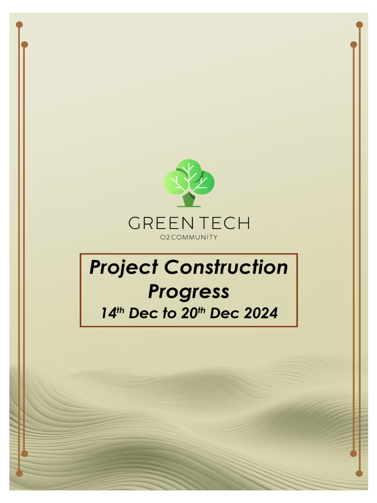 Green Tech - Dec 14th To 20th Dec Week Progress | PDF