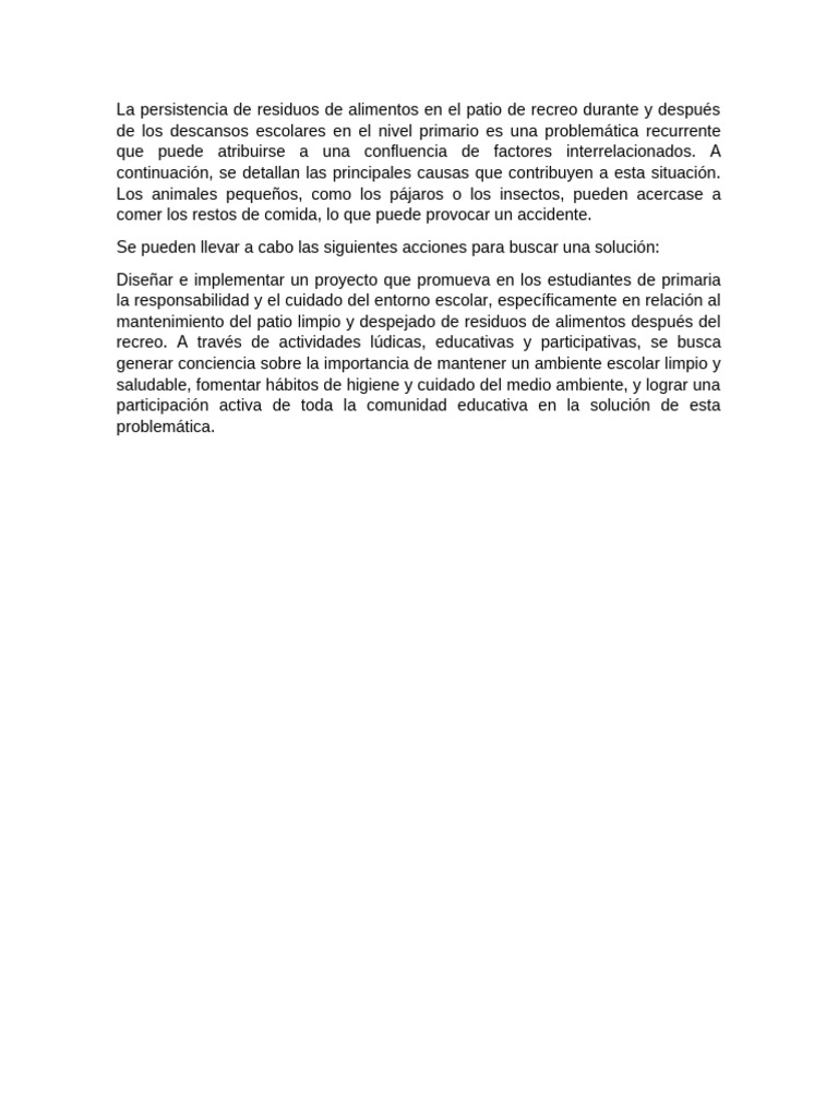 Problematica de La Basura | PDF