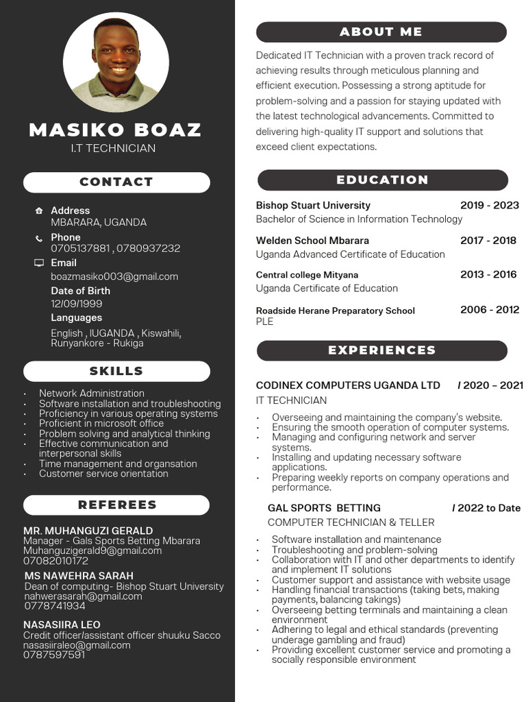 BOAZ curriculum vitae | PDF | Computing | Information Technology