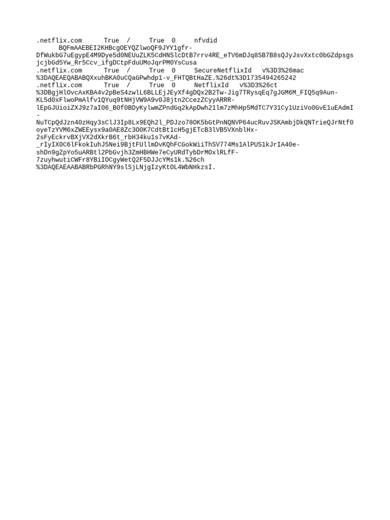 Netflix Cookie Data Analysis | PDF