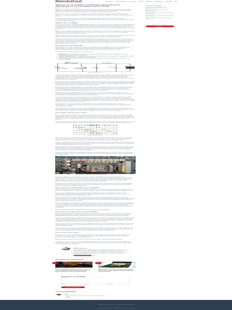 Understanding Voltage Regulator Modules | PDF | Inductor | Electronic ...