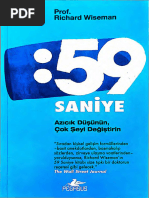 Richard Wiseman - 59 Saniye - Azıcık Düşünün Çok Şeyi Değiştirin | PDF