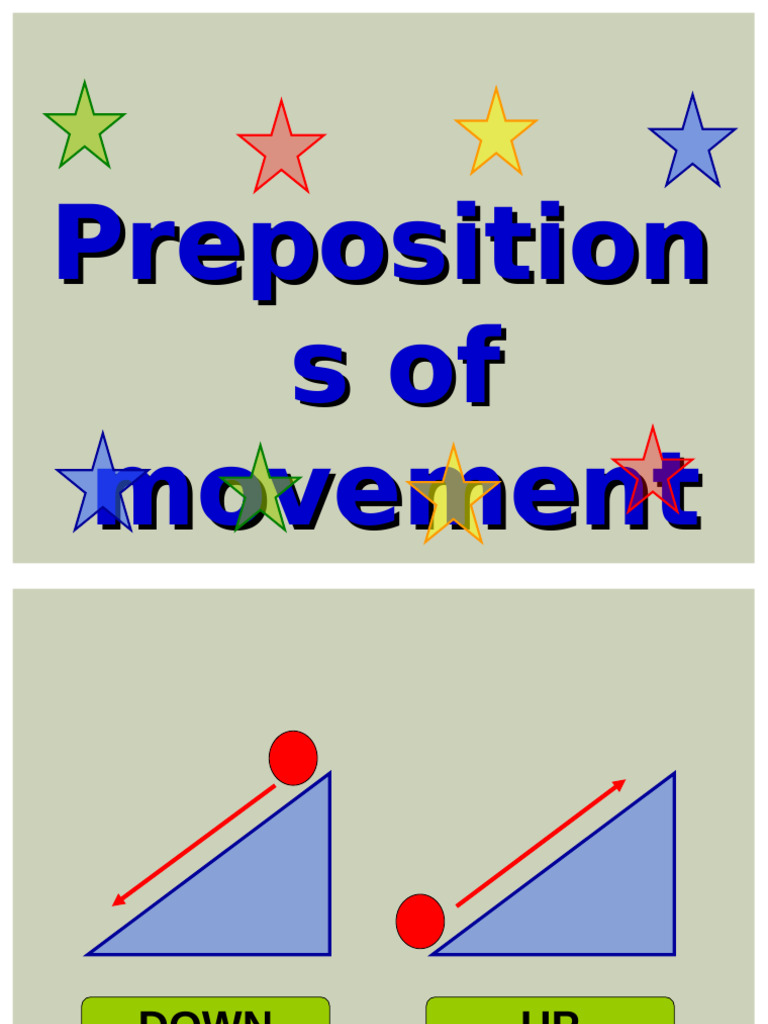 Prepositions of movement or directions | PDF