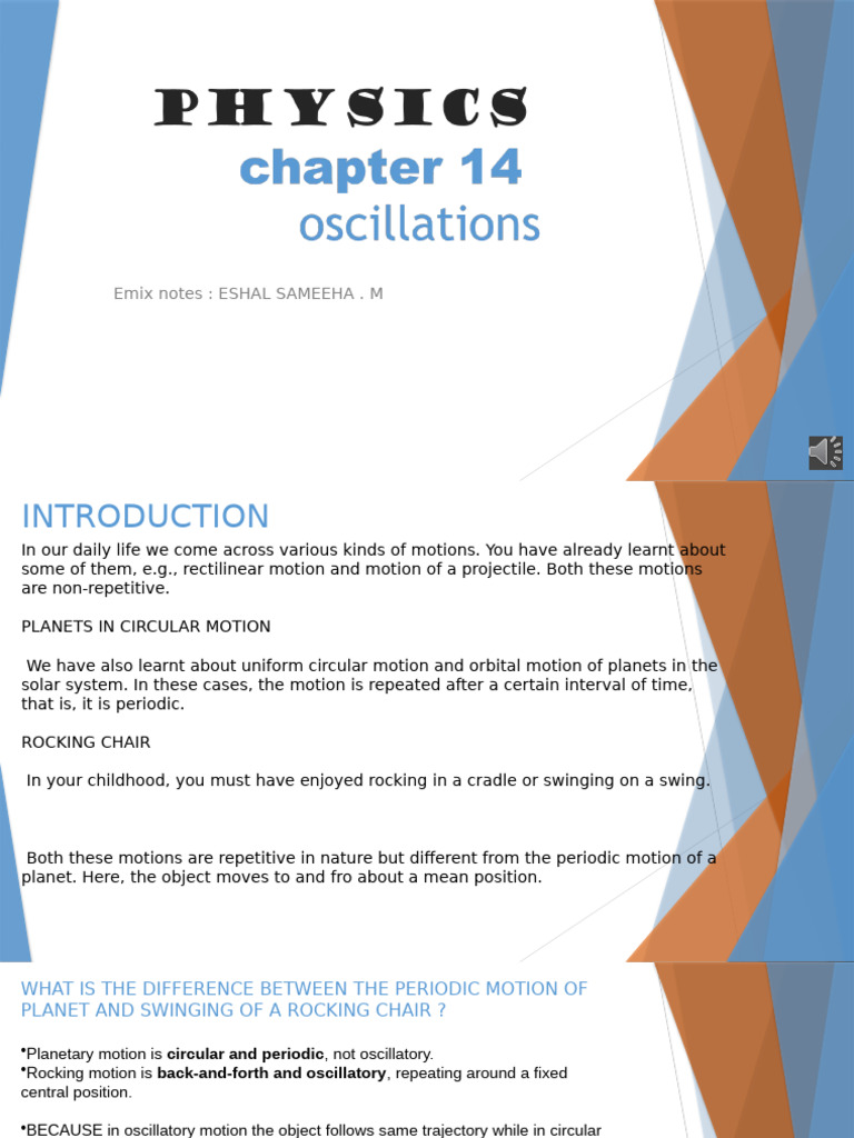 Understanding Oscillatory Motion | PDF | Oscillation | Frequency