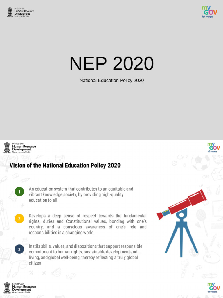 NEP 2020 Overview and Insights | PDF
