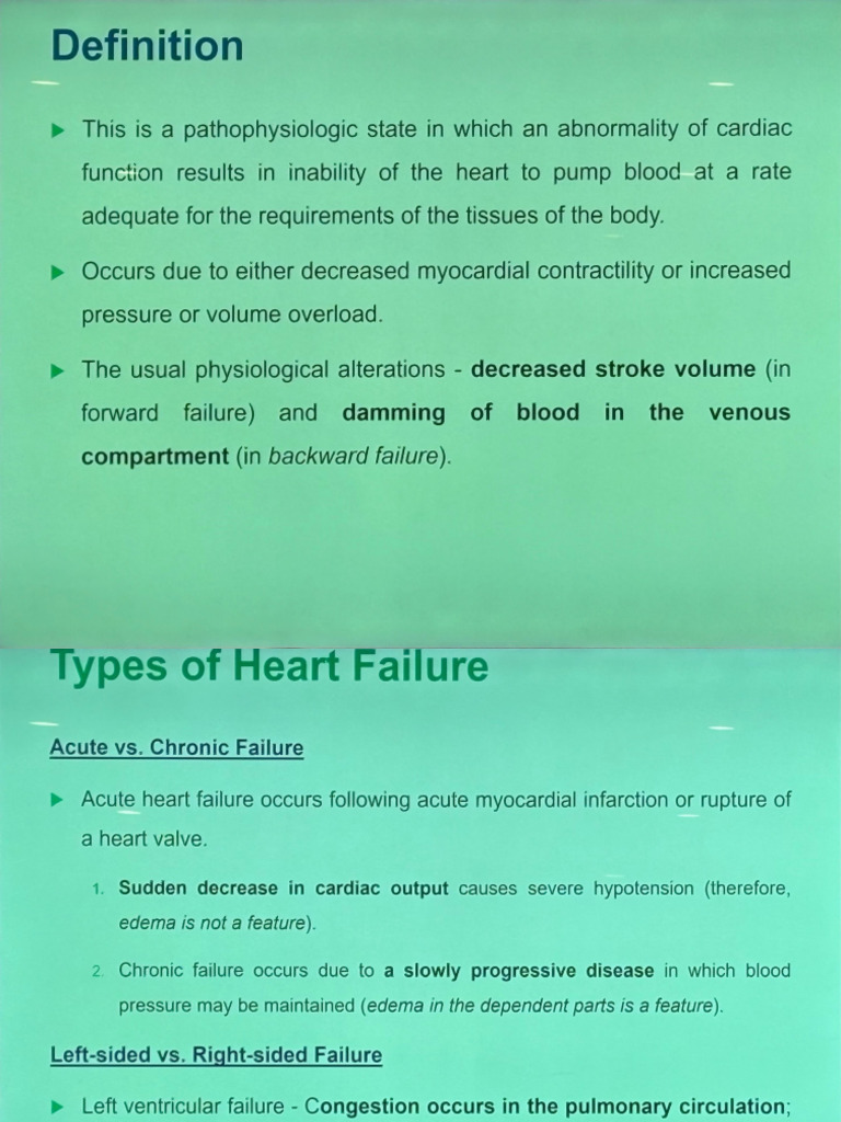 Understanding Heart Failure Types and Management | PDF | Heart Failure ...