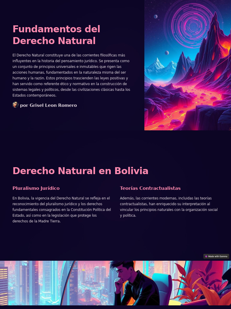 Fundamentos Del Derecho Natural | PDF | La Ley natural | Contrato social