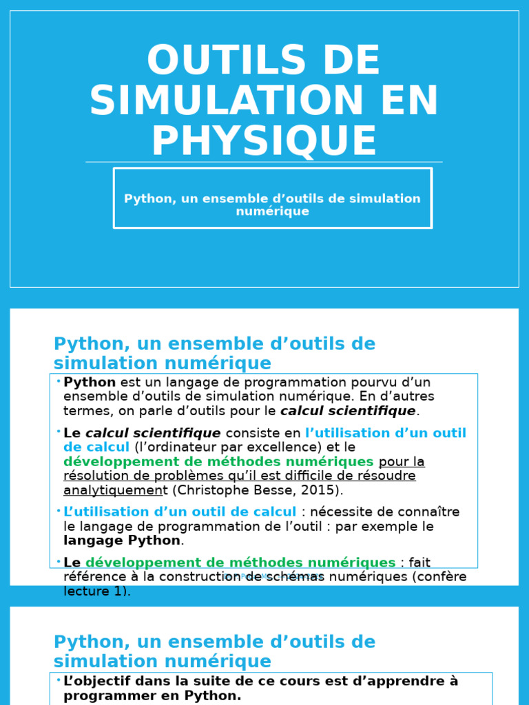 lecture-02 | PDF | Analyse numérique | Python (Langage de programmation)