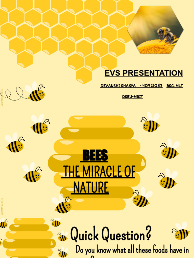 Importance of Honey Bees in Nature | PDF