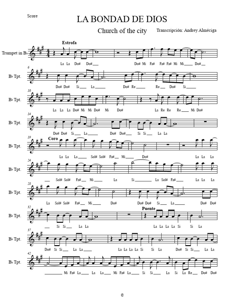 La Bondad De Dios Notas Pdf