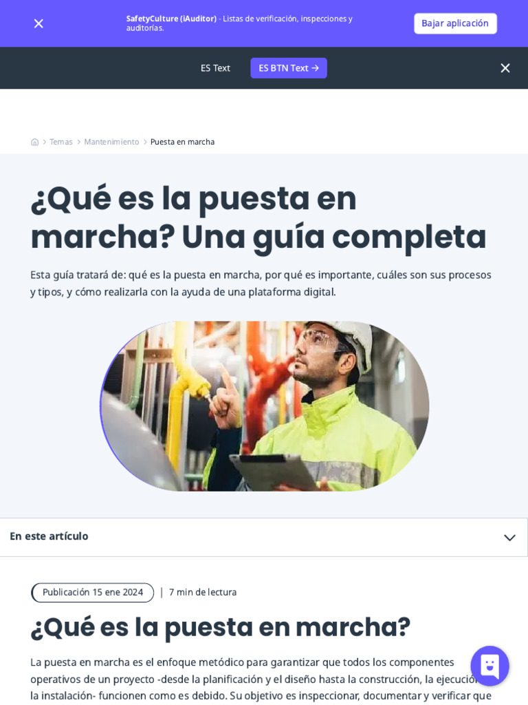 Guía de Puesta en Marcha Efectiva | PDF | Diseño