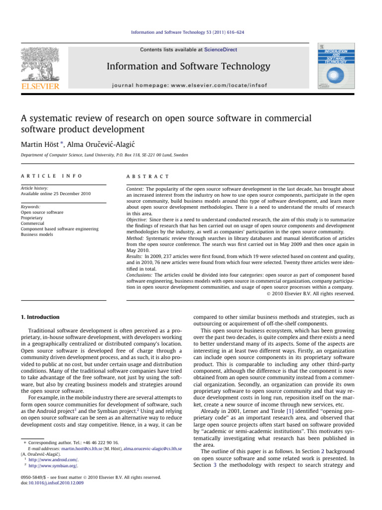 Open Source Software in Commercial Development | PDF | Berkeley ...