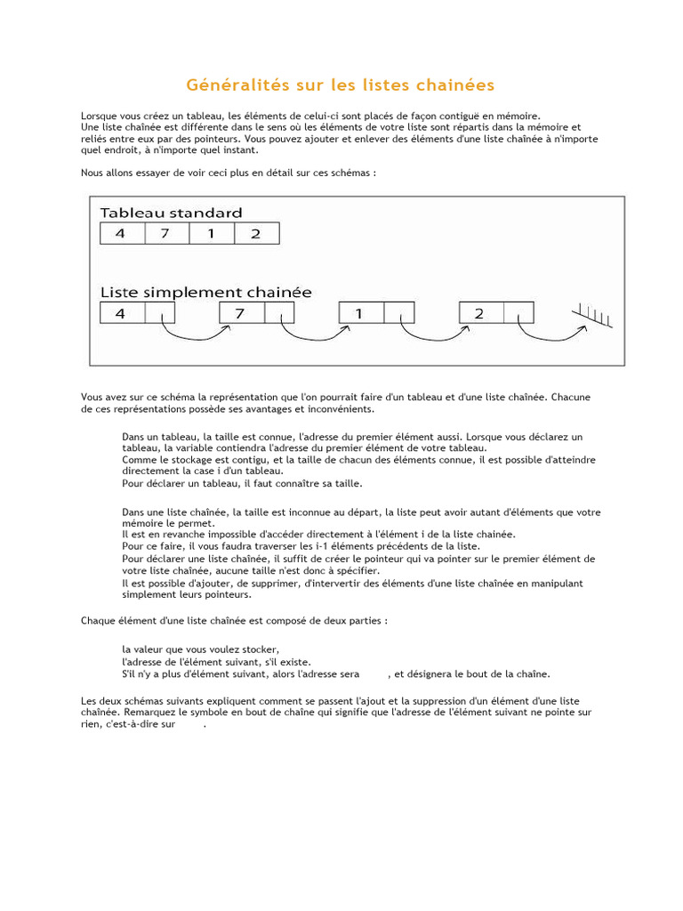 04-Les_Listes_Chainees_1 (1) | PDF | Pointeur (programmation ...