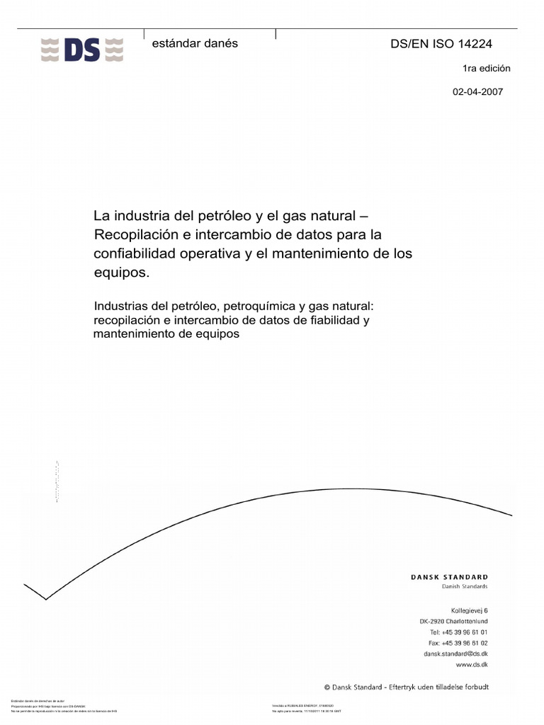 Datos de Mantenimiento en Petróleo y Gas | PDF | Ingeniería de ...