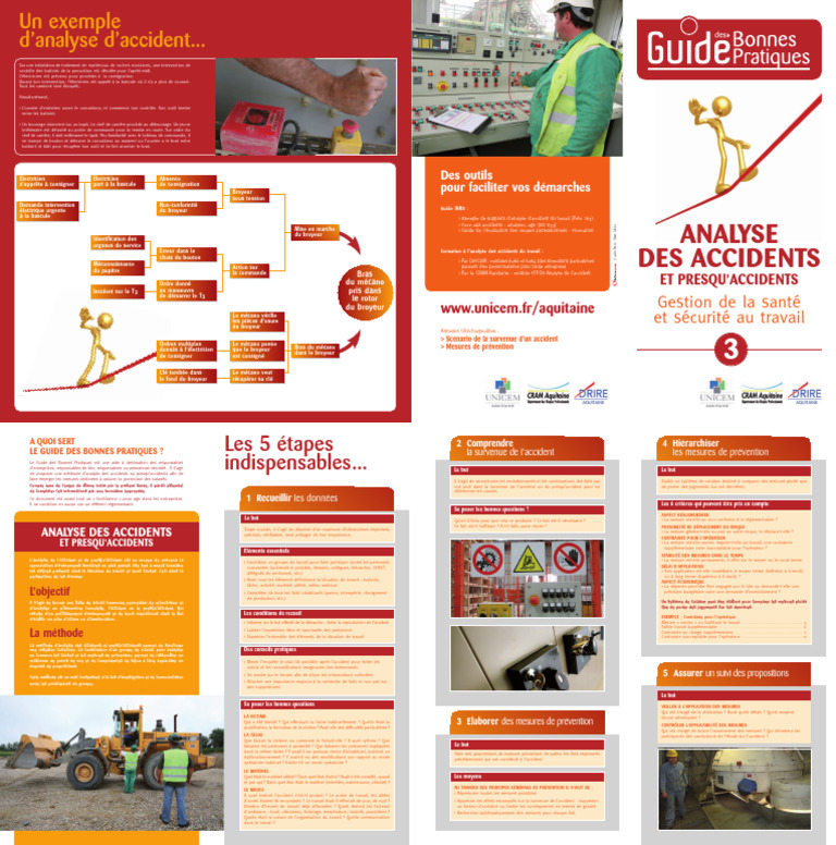 Analyse des Accidents au Travail : Guide Pratique | PDF | Risque ...
