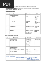 Wet Tests for Basic Radicals Analysis | PDF | Chemistry | Chemical ...