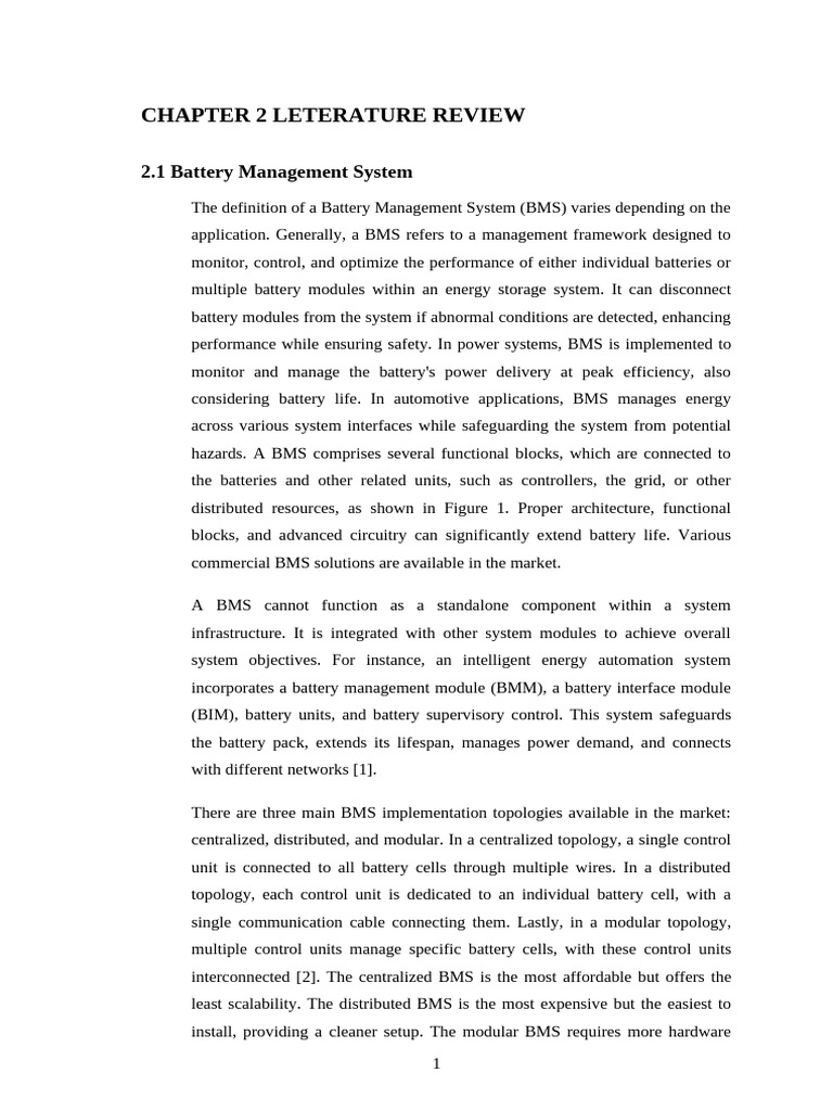 IoT-Enhanced Battery Management System | PDF | Electricity | Electrical ...