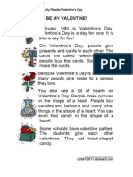 Be My Valentine!: Comprehension/ Early Reader/Valentine's Day