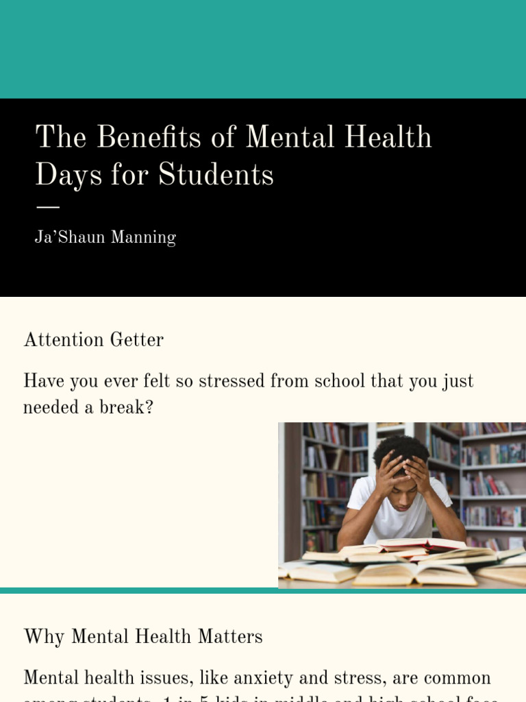 Benefits of Student Mental Health Days | PDF