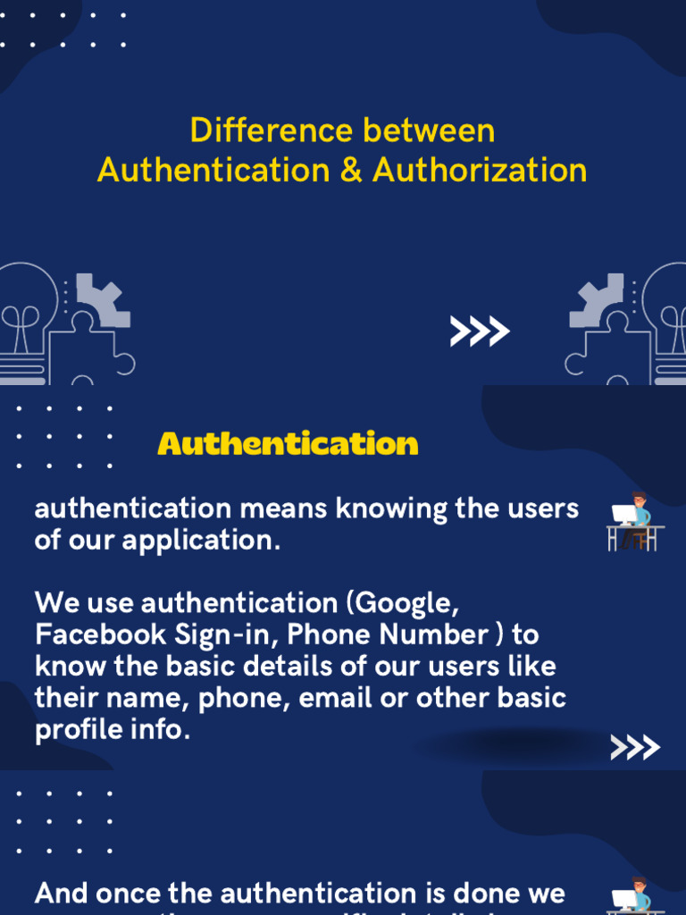 Authentication vs Authorization | PDF