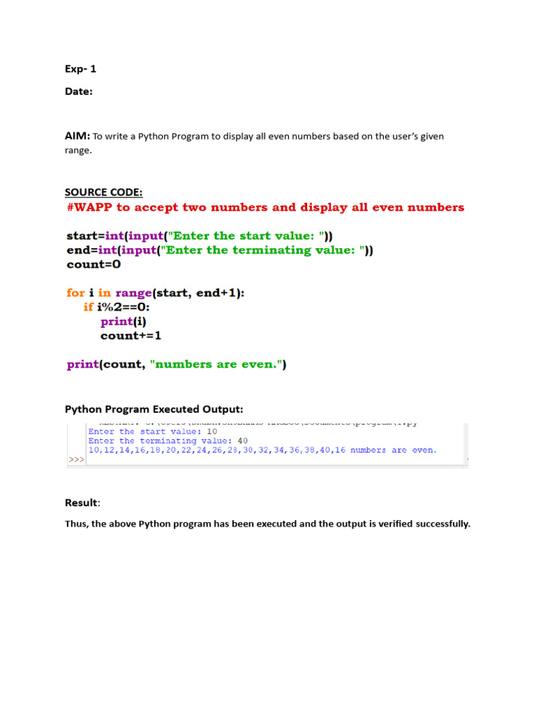 Python Programs | PDF | Python (Programming Language) | Computer ...