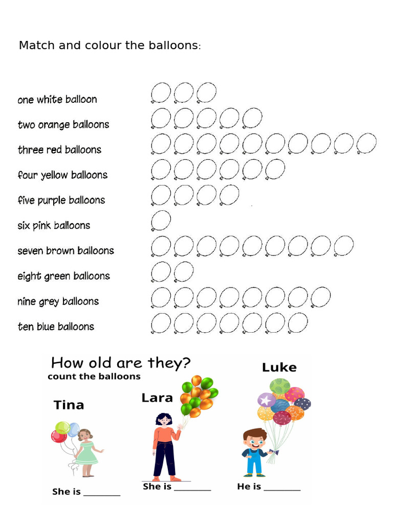 Colours and Numbers - 5335 | PDF