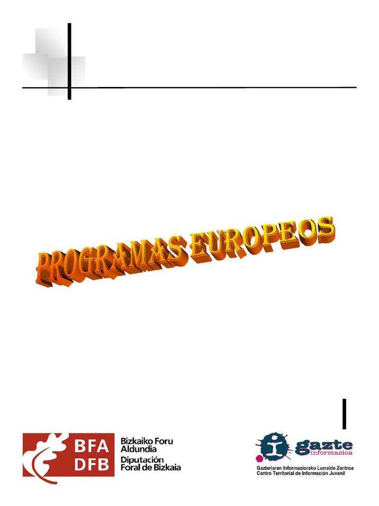 Programas Europeos | PDF | Maestros | Educación más alta