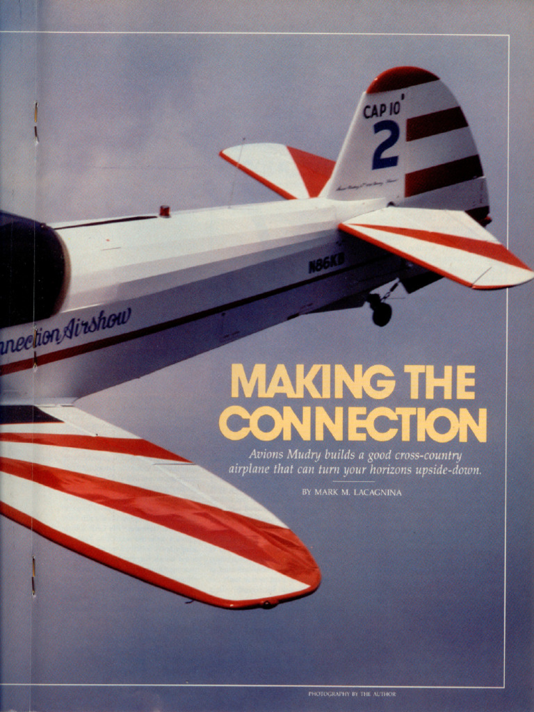 198307-1983 Avions Mudry CAP 10B | PDF | Airplane | Transport