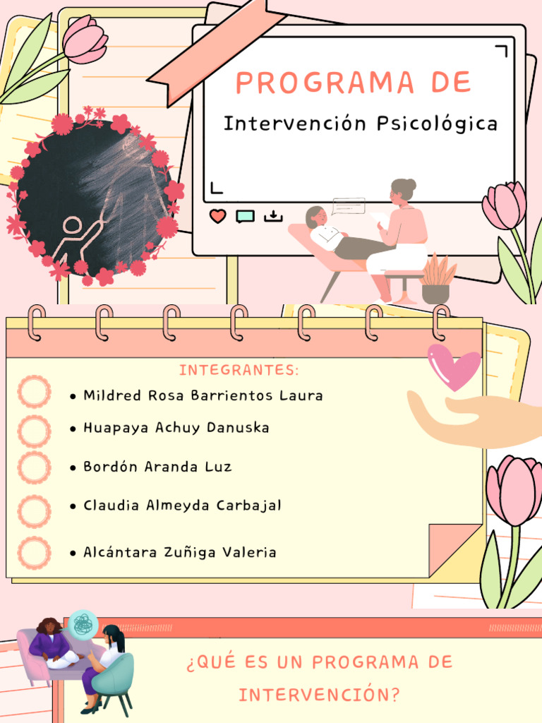 Programa de Intervención Psicológica Emocional | PDF | Las emociones ...