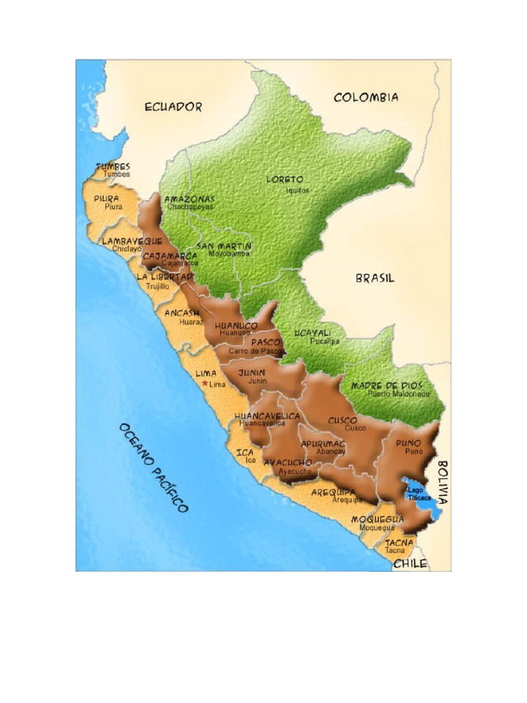 Departamentos Del Perú | PDF