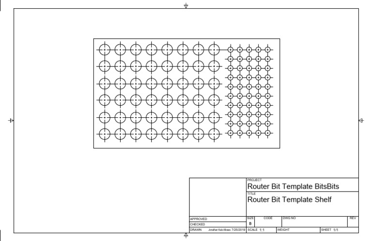 Router Bit Template Design Guide | PDF