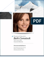 Beth Comstock Is Documented@Davos