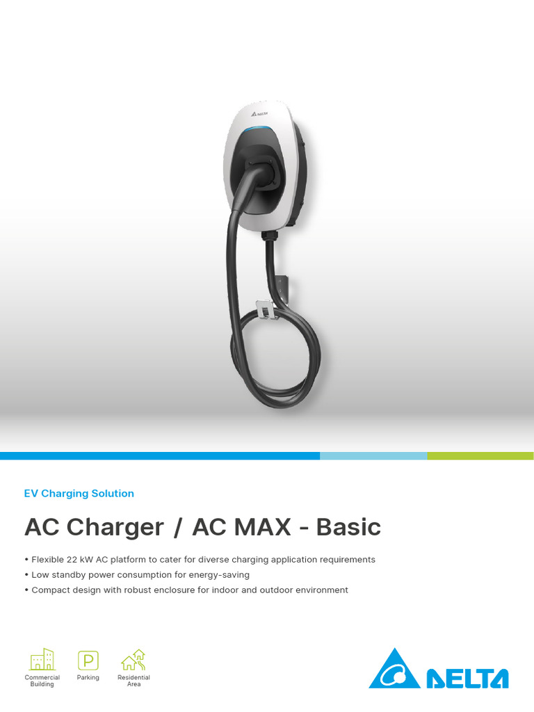 22kW AC MAX EV Charger Overview | PDF | Alternating Current ...