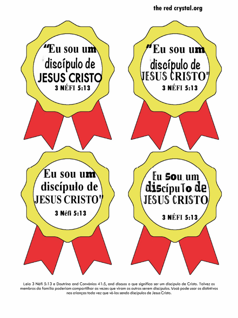 Ser Discípulo de Jesus Cristo: 3 Néfi 5:13 | PDF