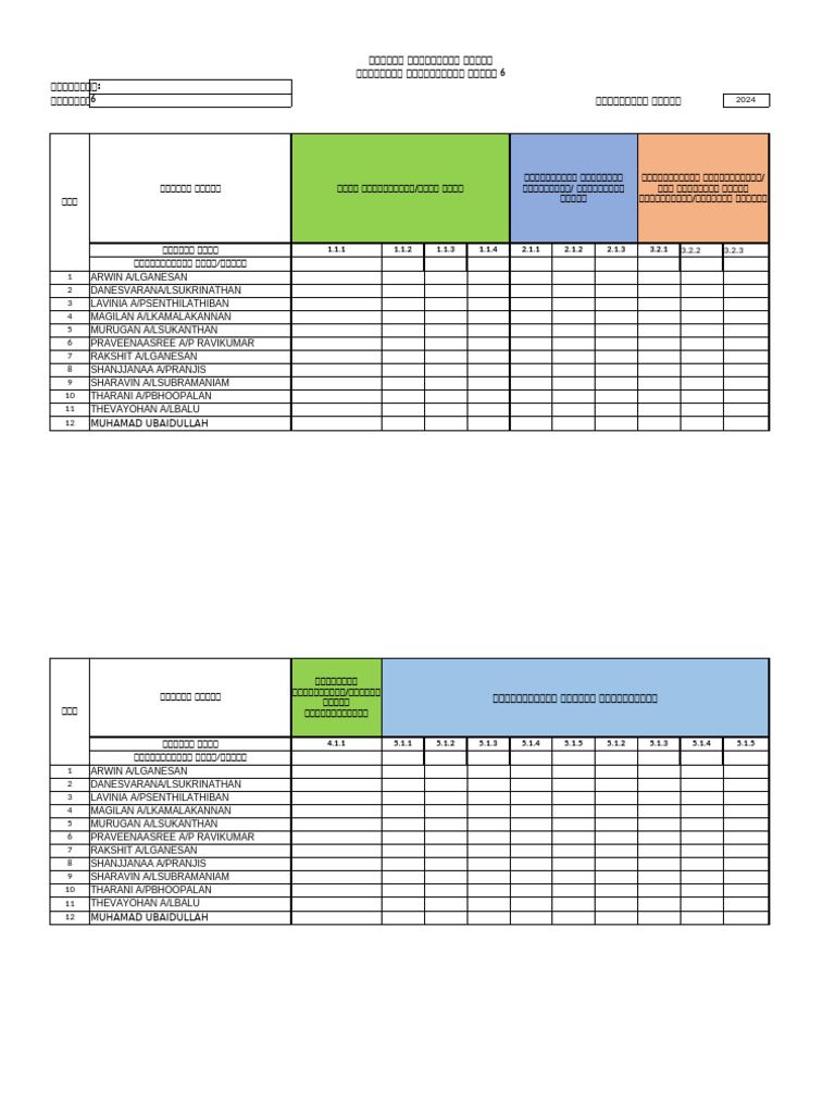2024 Rekod Transit Seni TH 6 | PDF