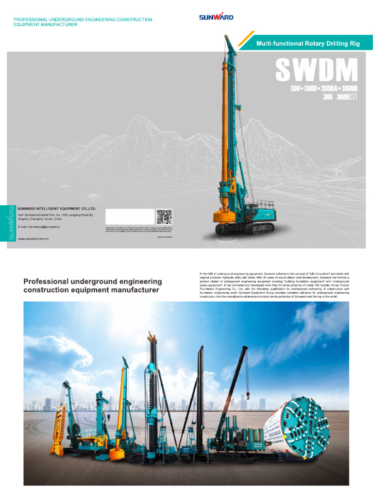 Rotary Drilling Rig 300 360 | PDF